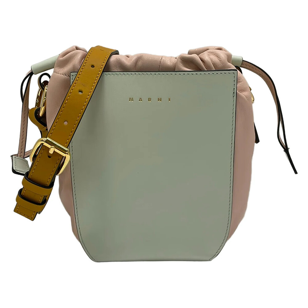 Marni Light Green Pink Yellow Leather #333838M53B